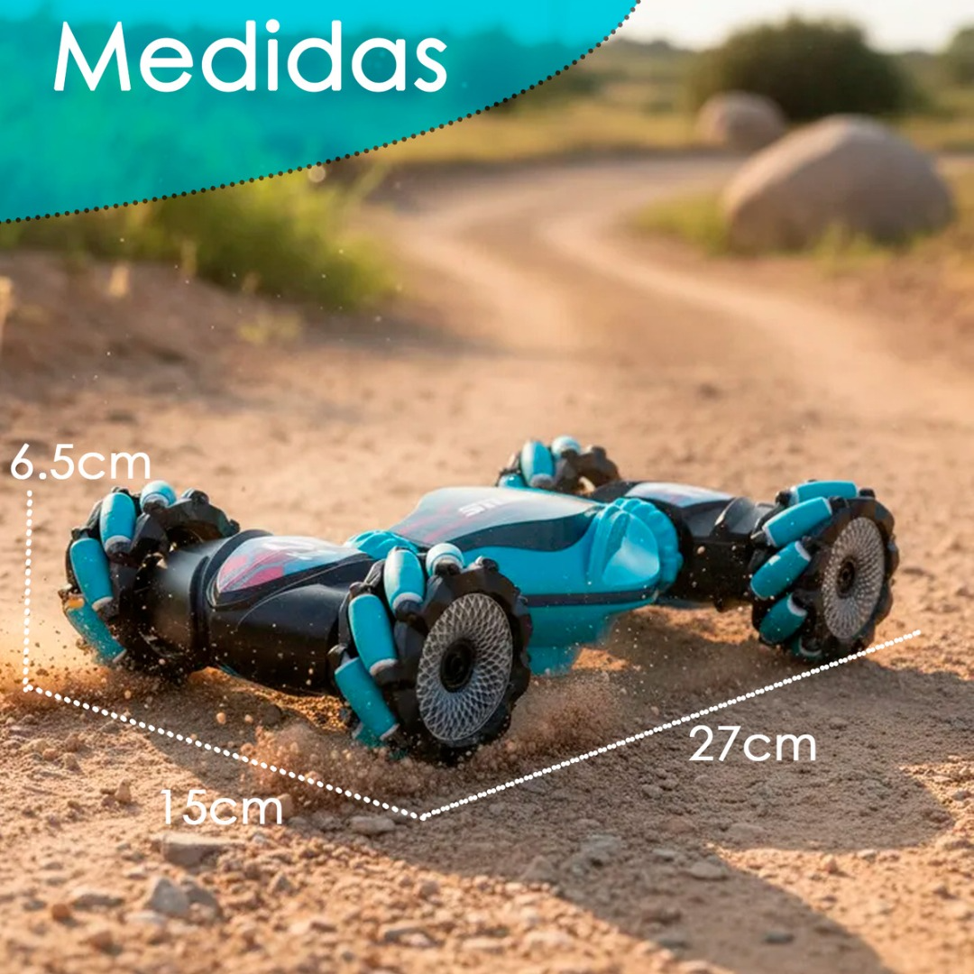 Auto Control Remoto 4x4 Trucos Pro Sensor Muñeca Con 2 Controles