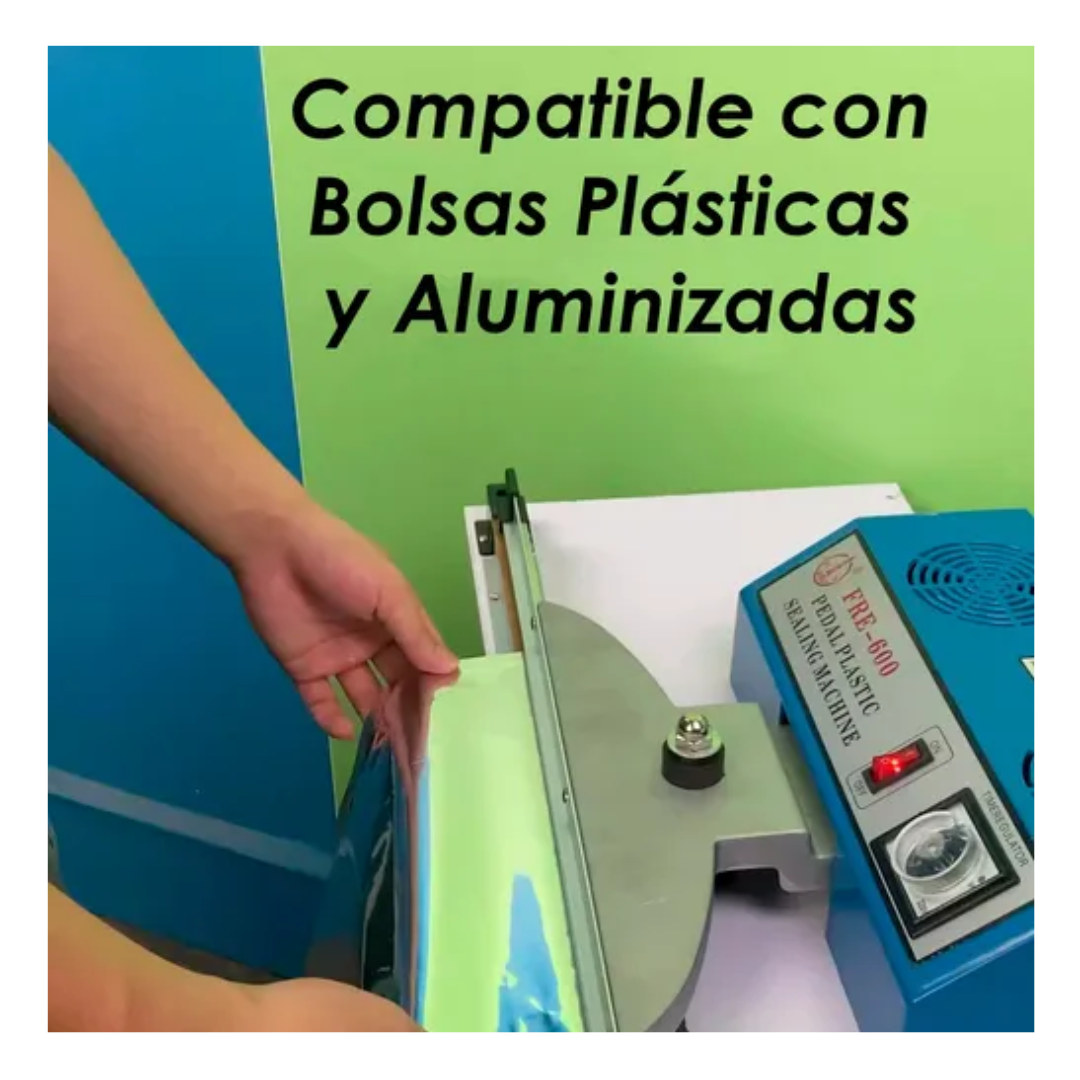 Selladora Cortadora De Bolsa De 60cm Con Pedal 600w