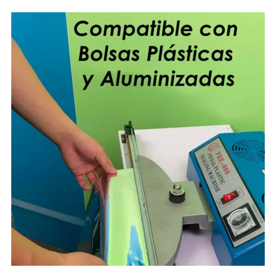 Selladora Cortadora De Bolsa De 70cm Con Pedal 700w