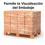 Pack 6 Film Stretch Alusa Transaparente Embalaje 3kg 600m