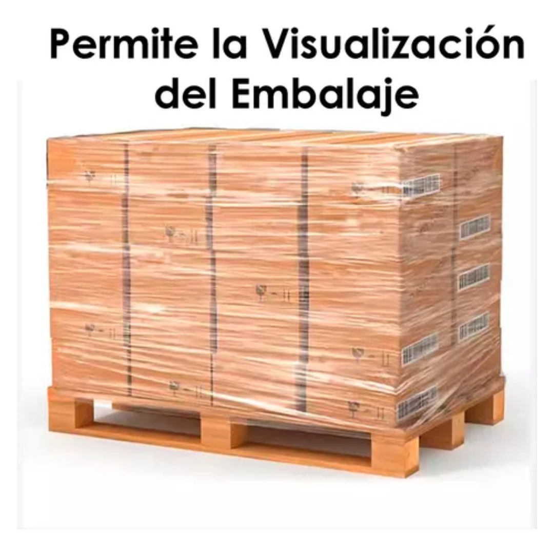 Pack 6 Film Stretch Alusa Transaparente Embalaje 3kg 600m