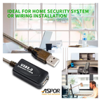 Cable Usb 10 Metros Extension Activo Macho A Usb Hembra 2.0