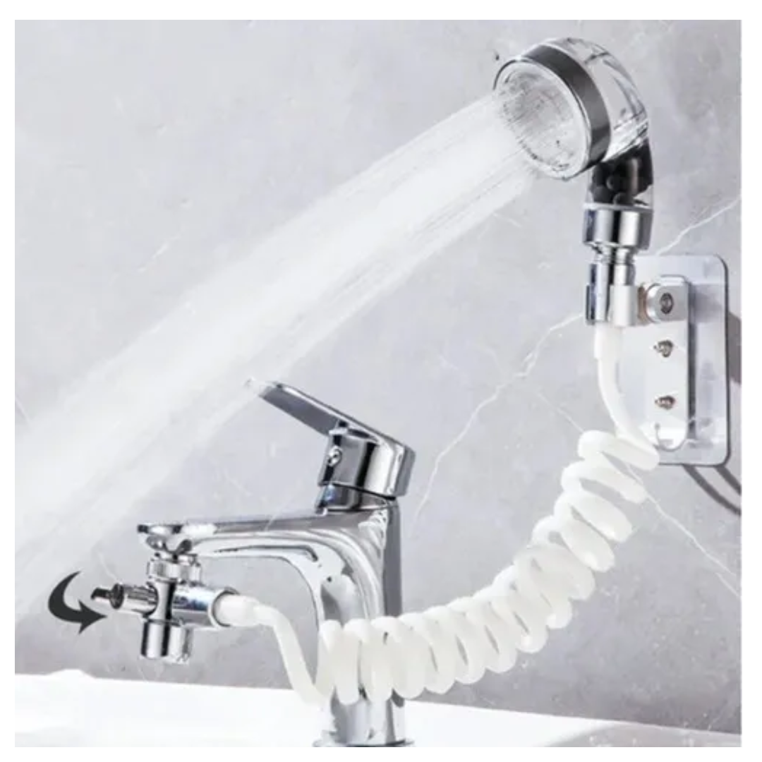 Kit Ducha Bidet Arabe Lavamanos Acero Inoxidable Completo