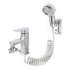Kit Ducha Bidet Arabe Lavamanos Acero Inoxidable Completo