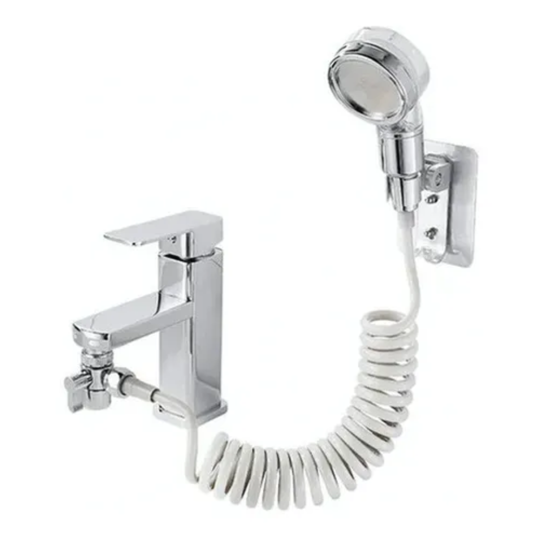 Kit Ducha Bidet Arabe Lavamanos Acero Inoxidable Completo