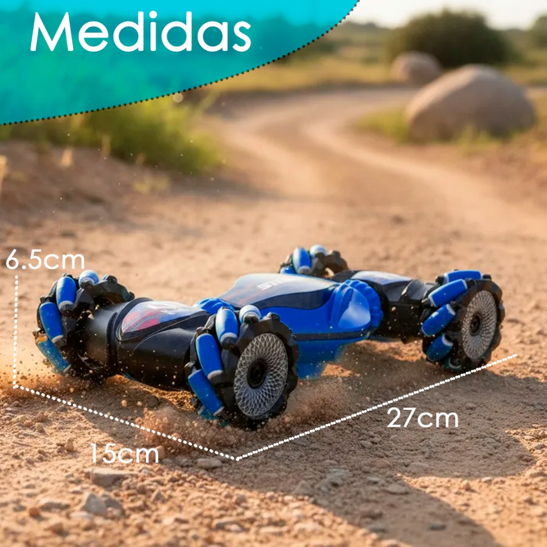 Auto Control Remoto 4x4 Trucos Pro Sensor Muñeca Con 2 Controles