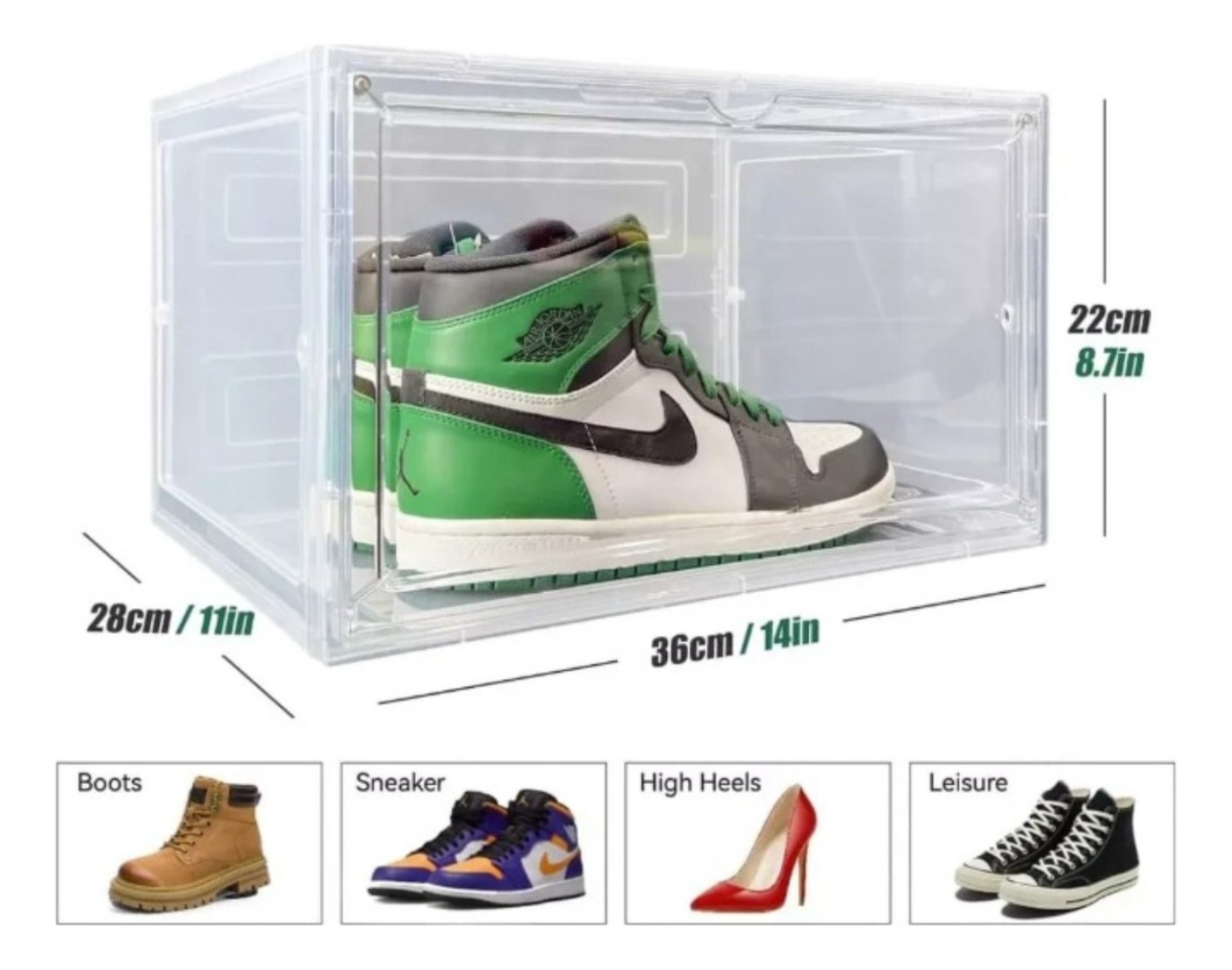 Caja De Zapatos Imantada Mueble 6 Organizadores De Zapatos