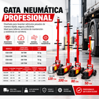 Gata Hidraulica Neumatica 50/25 Ton Para Camiones y Maquinaria Pesada