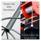 Tecle Eléctrico Inalámbrico 1200kg 12mtrs Cable Acero 1850w