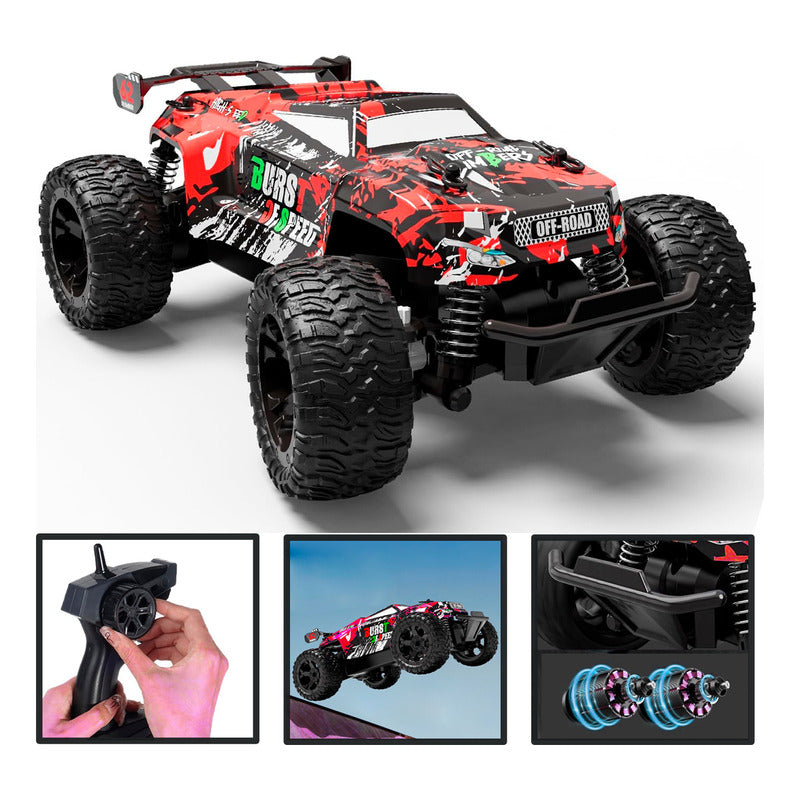 Carro Control Remoto Todo Terreno Monster Xtreme 2.4g