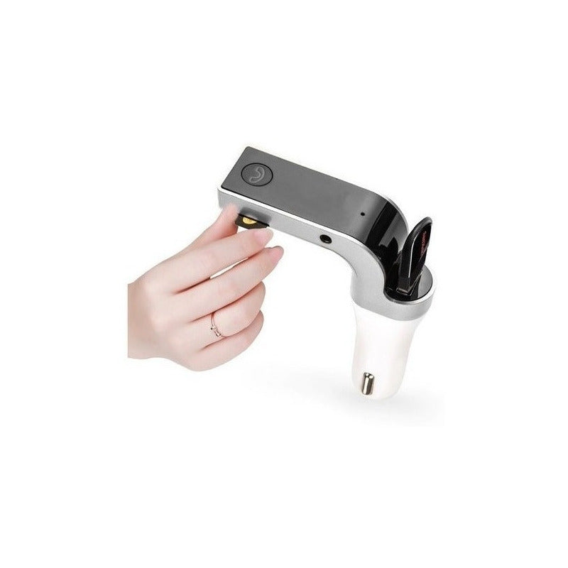 Receptor Bluetooth Para Autos Cigarrera Manos Libres