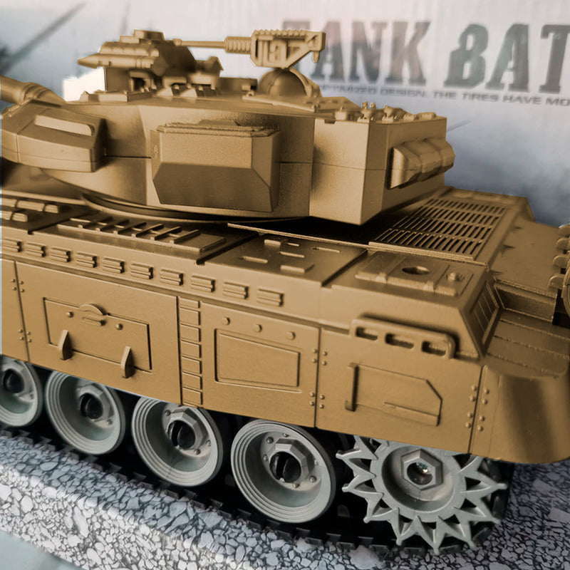 Tanque Militar Control Remoto Torreta 360° Con Luces