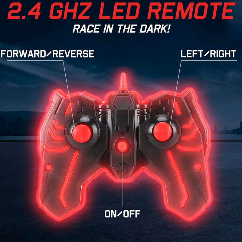 Auto Control Remoto Racing 5 Modos Luces Humo 2.4gz