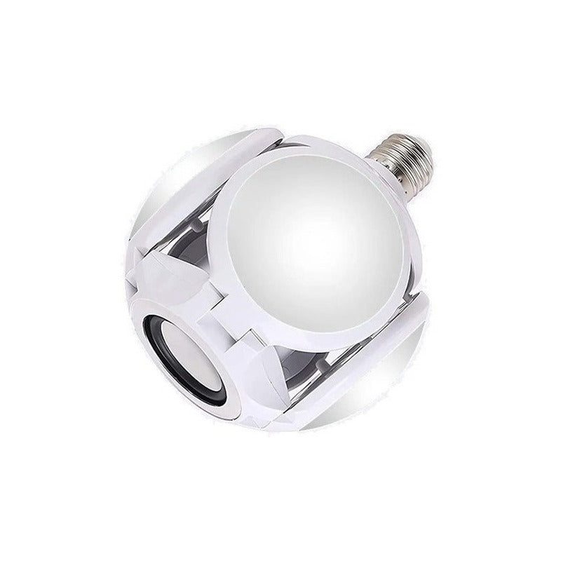 Ampolleta Parlante Bluetooth 4 Aspas Pelota Led Plegable