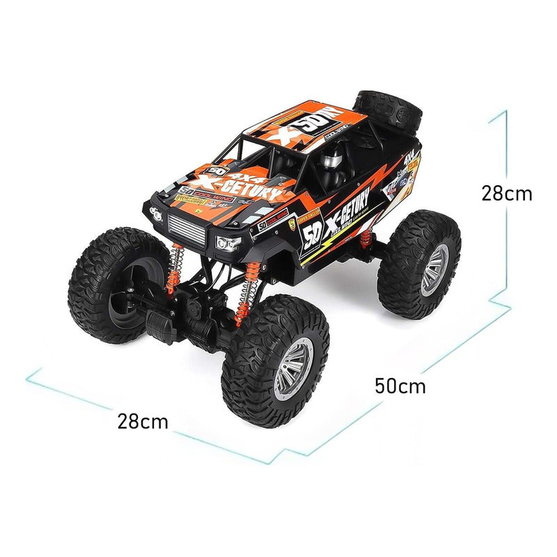 Auto A Control Remoto Todoterreno 4x4 Suspensión Velocidad 50cm