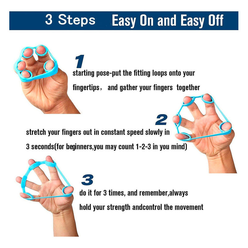 Set Hand Grip Ejercitador Manos Y Antebrazo Fitnics 10-60 Kg