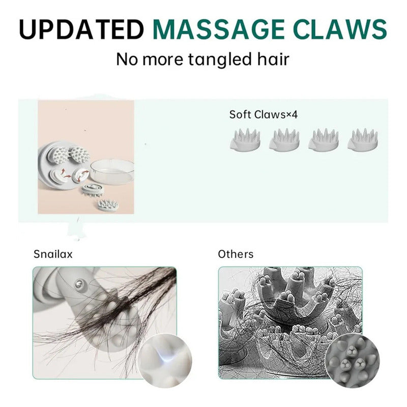 Masajeador Relajante Cabeza Cuello Inteligente Eléctrico Usb