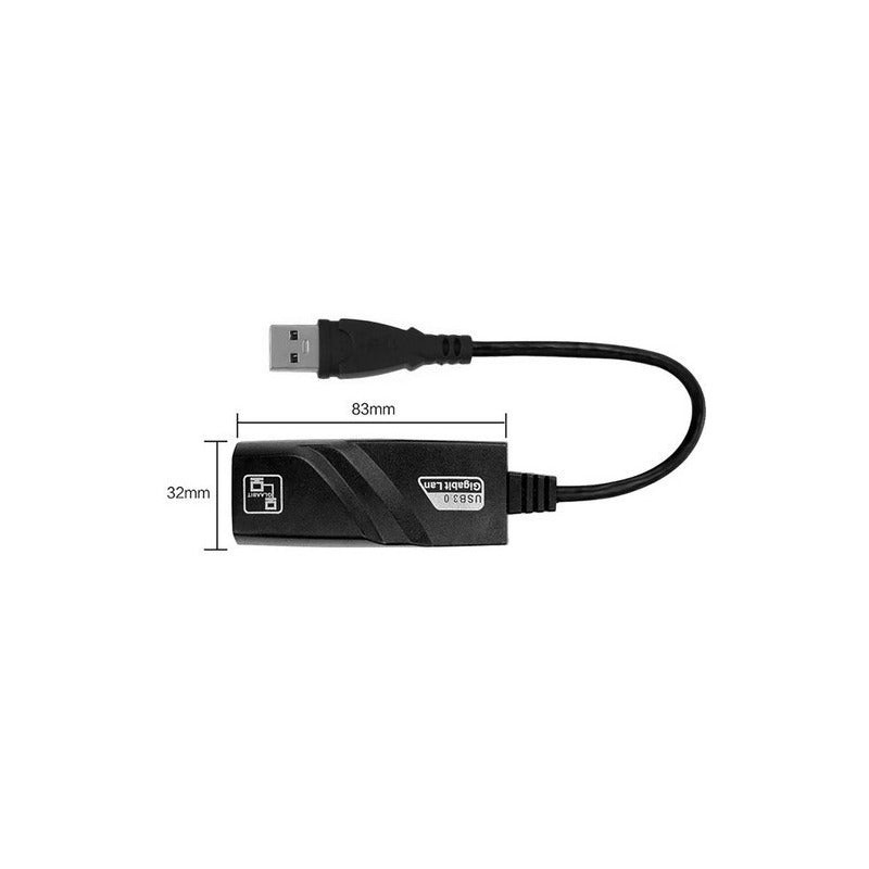 Adaptador Rj45 Usb 3.0 Gigabit Ethernet Lan 10/100 Mbps