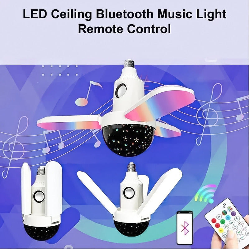 Ampolleta Led Genérica E27 Rgb 60w Con Bluetooth Y Parlante