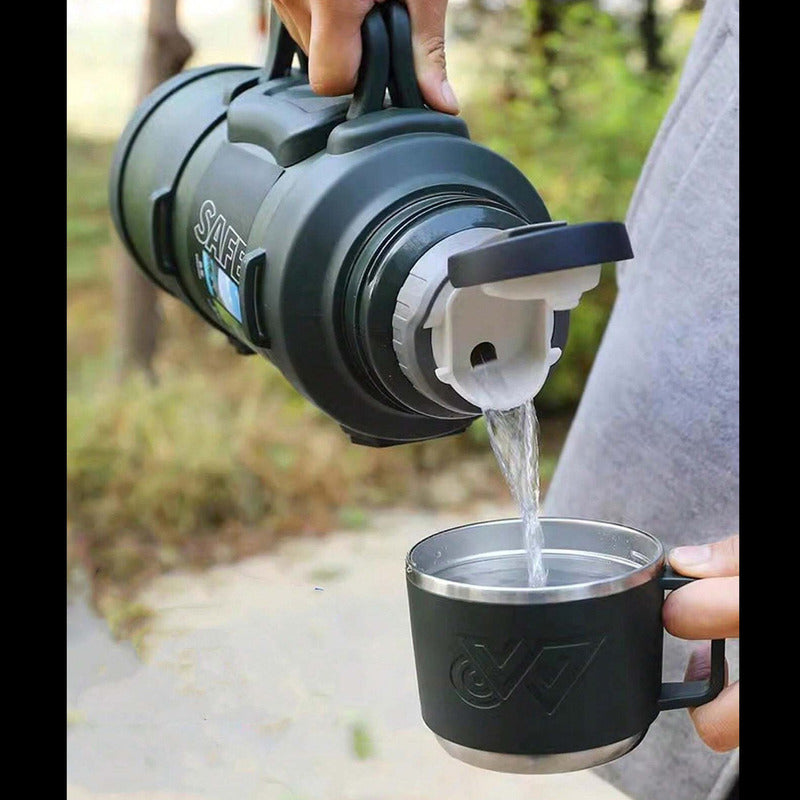 Termo Botella Infusor Acero Inoxidable 1,3 Lt Termico Camping