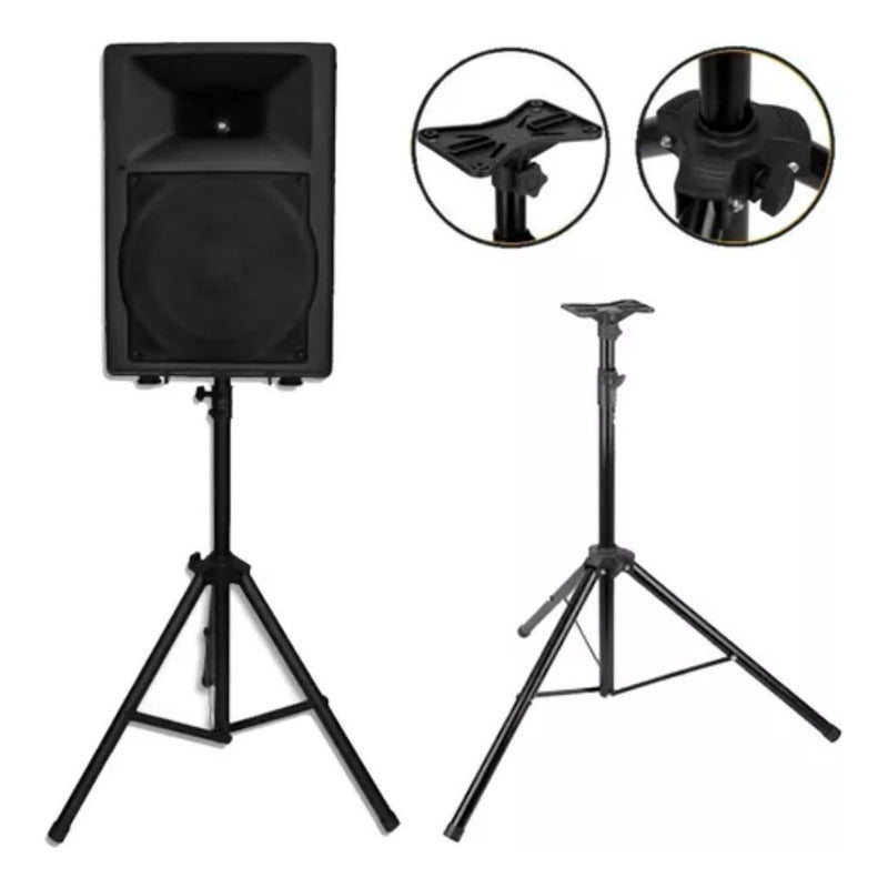 Atril Para Parlante Tripode Soporte Metalico Regulable 180cm