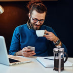 Prensa Francesa De Lujo Cromado Cafetera 350ml Coffee
