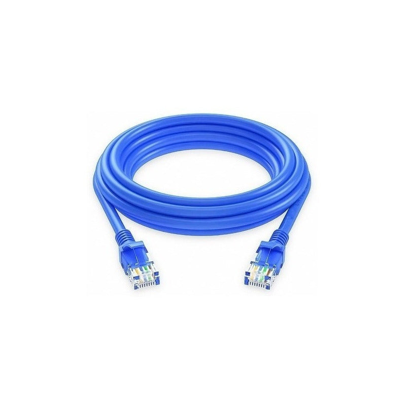 Cable De Red Cat6 Lan 5 Metros Alta Transferencia De Datos