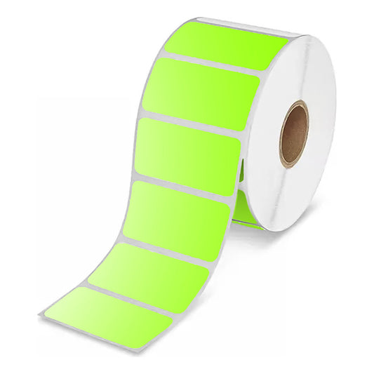 Etiquetas Adhesivas Térmicas 50x30mm Rollo 1000u Verde