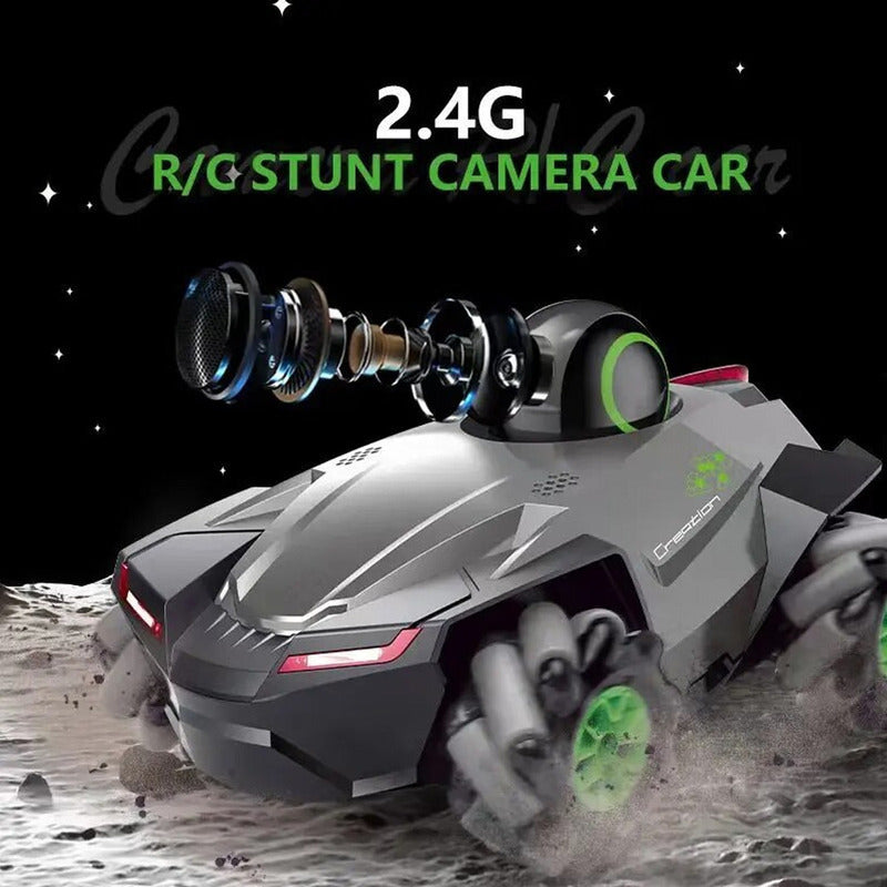 Auto Explorador Con Camara A Control Remoto Hd 4x4 360° Wifi