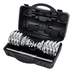 Set De Mancuernas Acero Ajustable 30Kg Con Maletín