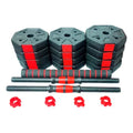 Set Mancuernas Pesas Ajustables 20kg Fitness Hexagonal