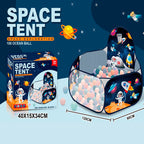Piscina Con Pelota Niños Tienda Espacial Astronauta 120cm