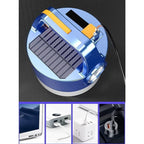 Lampara Linterna Led Solar Recargable Indicador Carga