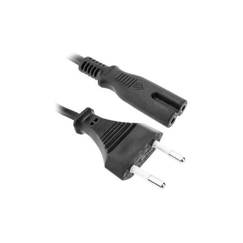 Cable De Poder Tipo 8 1.5 Mts En Blister 220v