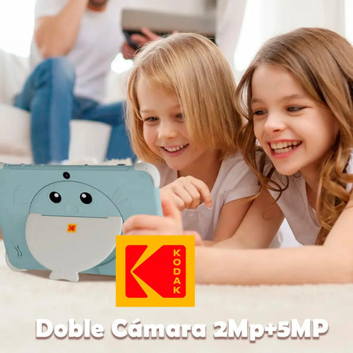 Tableta Infantil 10.1 Para Niños Wifi Kodak 4+64gb Dual Cam