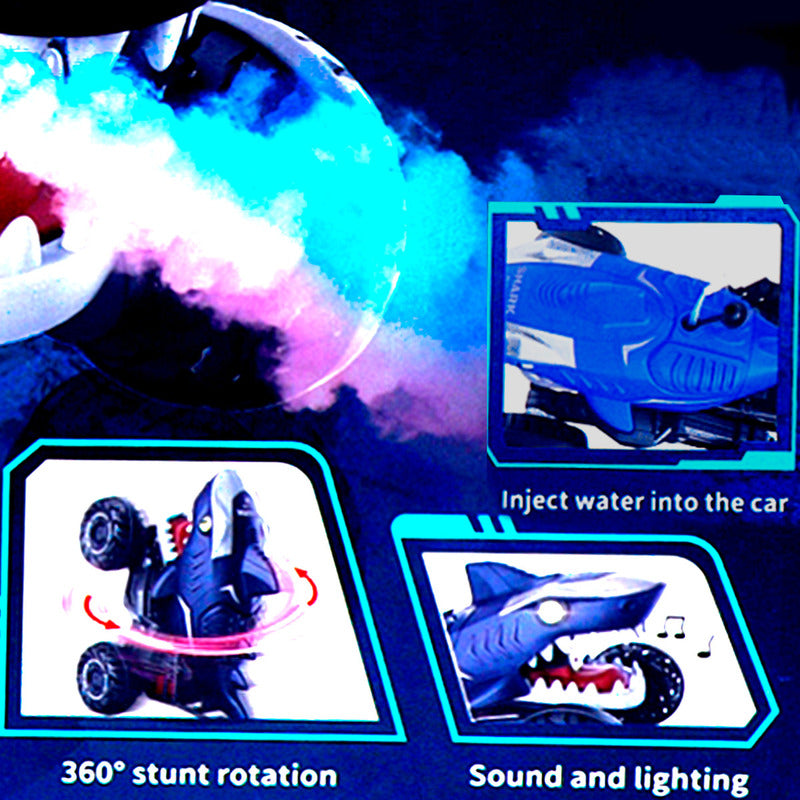 Auto A Control Remoto Off Road Tiburon Robot Acrobatico
