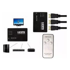 Switch Hdmi 4k 3x1 Splitter Video Alta Calidad Controlremoto