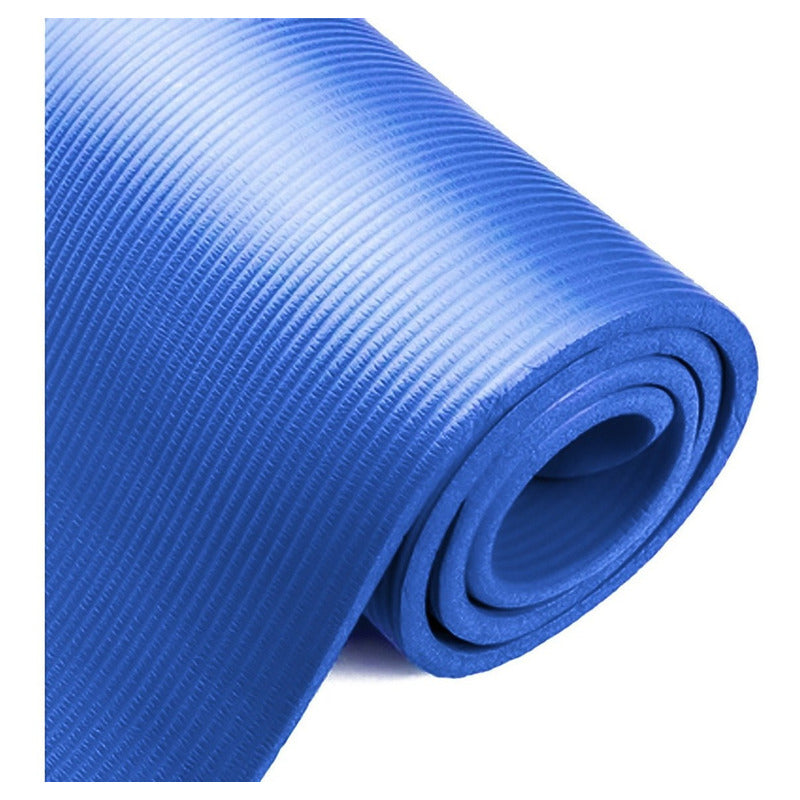 Mat Yoga 10 Mm Alfombra Resistente Gruesa Varios Colores