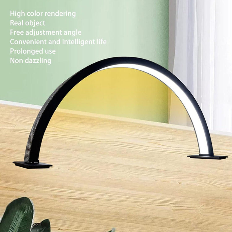 Lampara Manicure Media Luna Mesa Escritorio 50w Luz 3 Modos