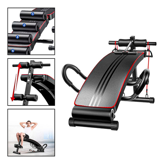 Banco De Abdominales Fitness Multifuncional Boomfit Rd-qx-07