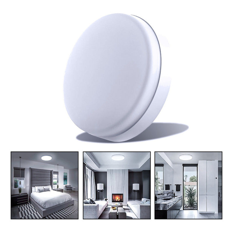 Foco Plafon Frameless Led Techo Sobrepuesto 36w Luz Fria