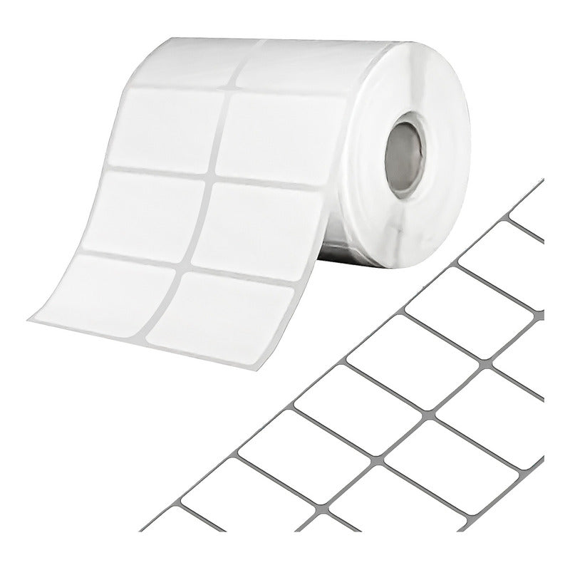 Etiquetas Adhesivas Térmicas 50x25mm Rollo 2500 Unidades