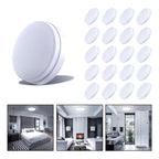 20 Foco Plafon Frameless Led Techo Sobrepuesto 18w Luz Fria