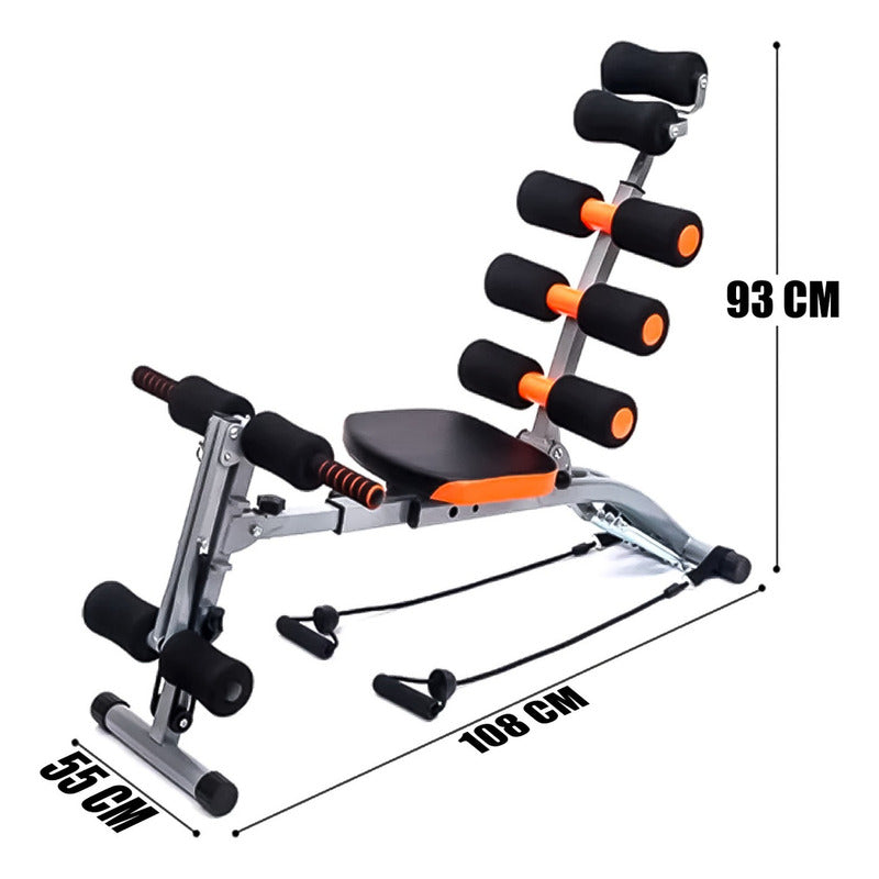 Banco Fitness Abdominales Multifuncional Ejercicios Six Pack