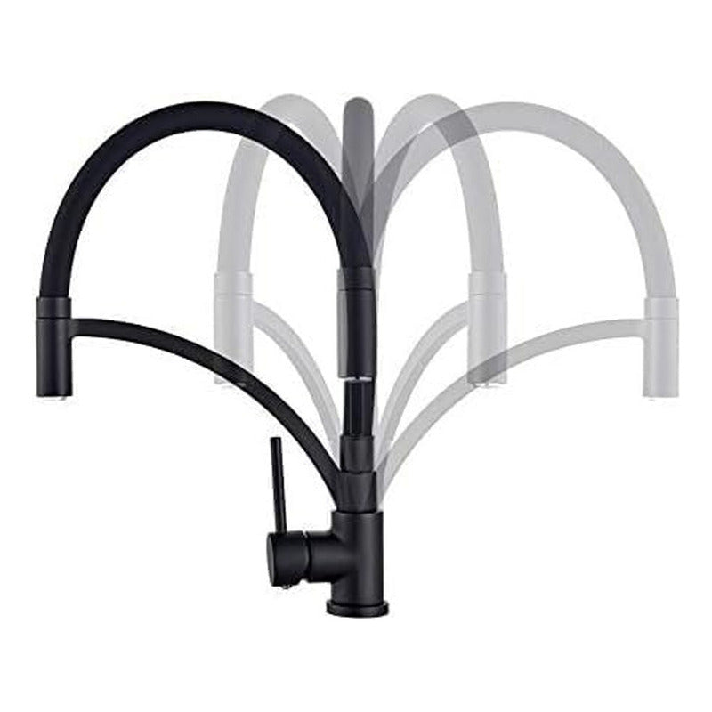 Grifo Llave Lavaplatos De Lujo Monomando Cocina Acero