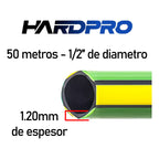 Manguera Riego Jardin 50m 1/2 1.2mm Reforzada Proteccion Uv