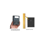 Pack 3 Foco Luz Aplique Solar Led Pared Exterior Luz Calida