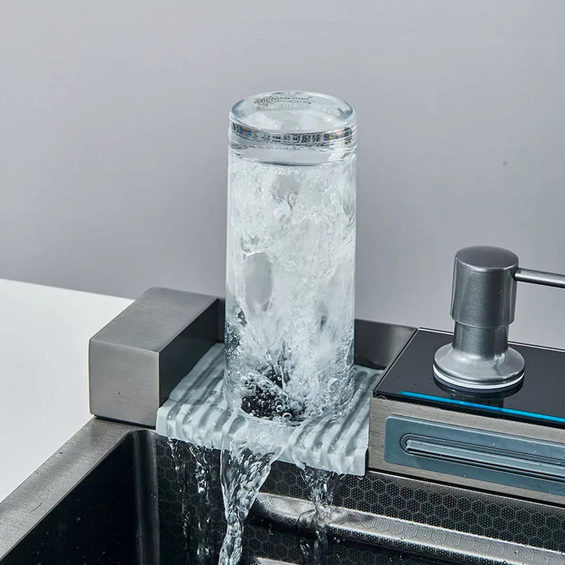 Lavaplatos Cascada Inteligente Smart Lluvia Acero Inoxidable 75x46