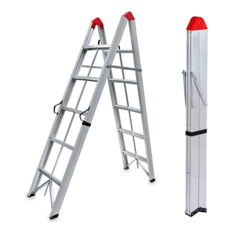 Escalera Magica Plegable Tijera 5 Niveles Fold A Step 1.9mts