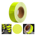 Cinta Reflectante Seguridad Verde Fluorescente 5cm X 25mts